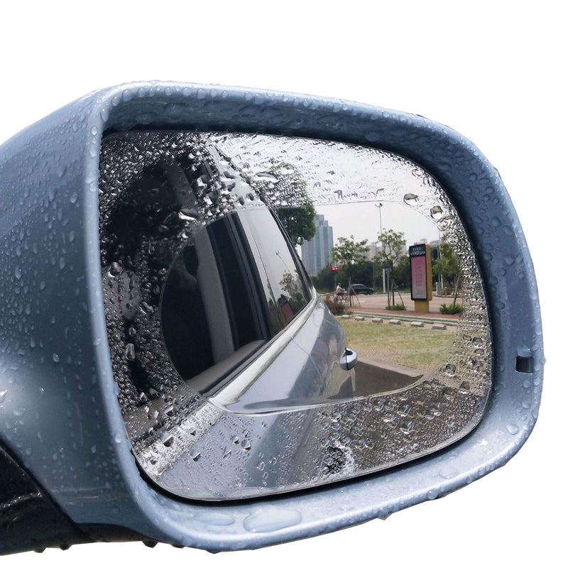 FULLOPTO Anti-Fog Outdoor Car Rearview Waterproof Membrane Mirror Film, High Definition Anti-Rain Smooth Film with Full Rain Resistance for Outdoor Mirror/Windows/Glass (Universal Free Size) - BeesActive Australia