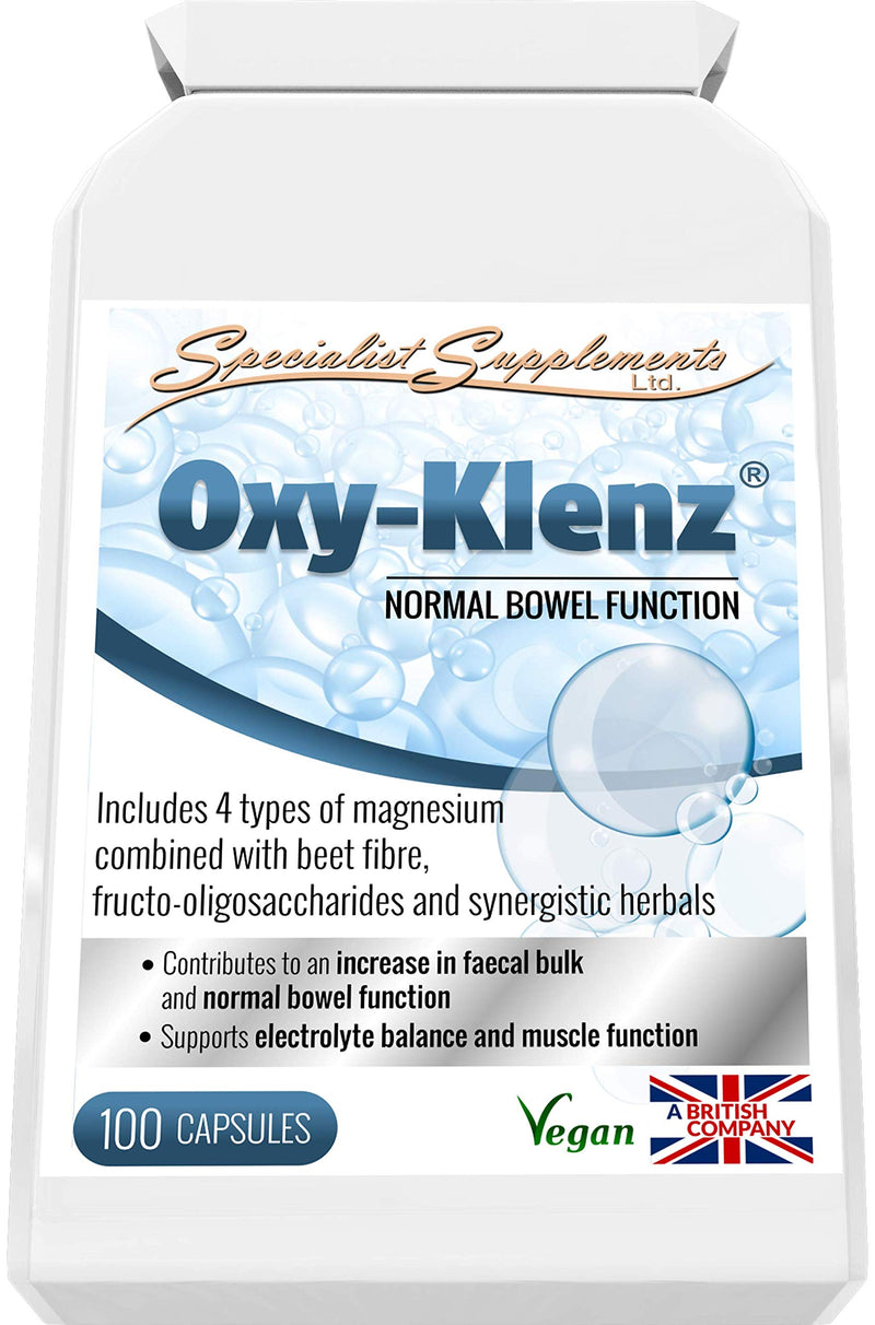 Specialist Supplements Oxy-Klenz Healthy Bowel Function 100 Capsules - BeesActive Australia