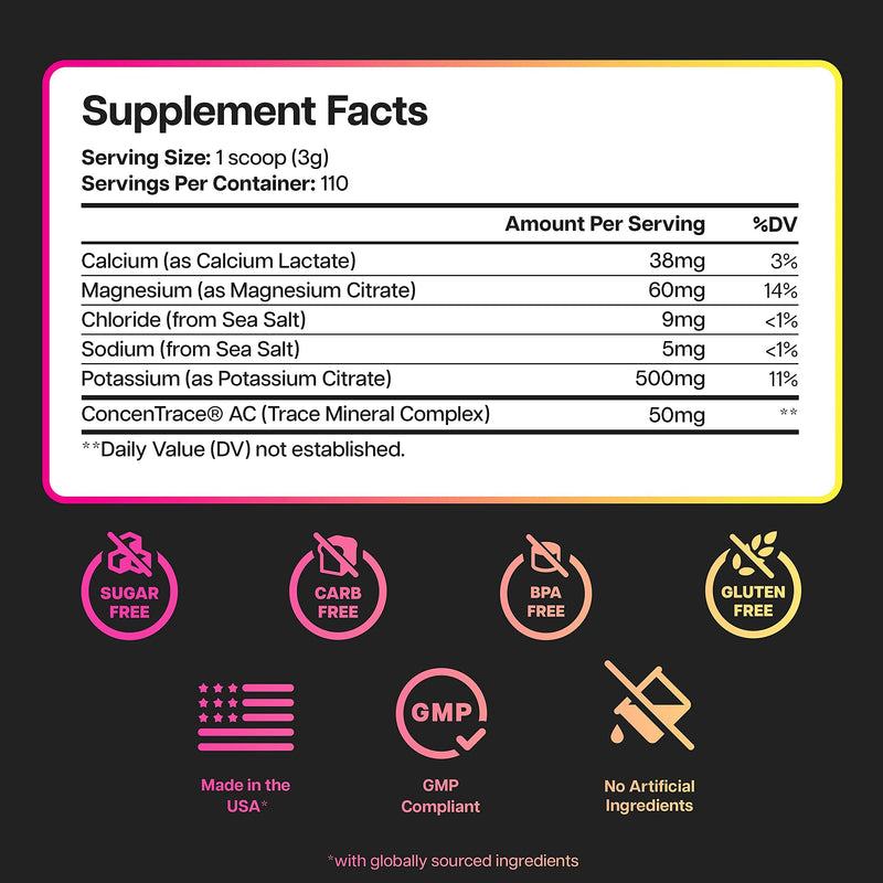 Keto Electrolytes Powder No Sugar - Zero Carb & Zero Calorie Electrolyte Drink Mix - Sugar Free Electrolytes for Hydration Powder - Fasting Electrolytes with Trace Minerals - Raspberry Lemonade Flavor - BeesActive Australia