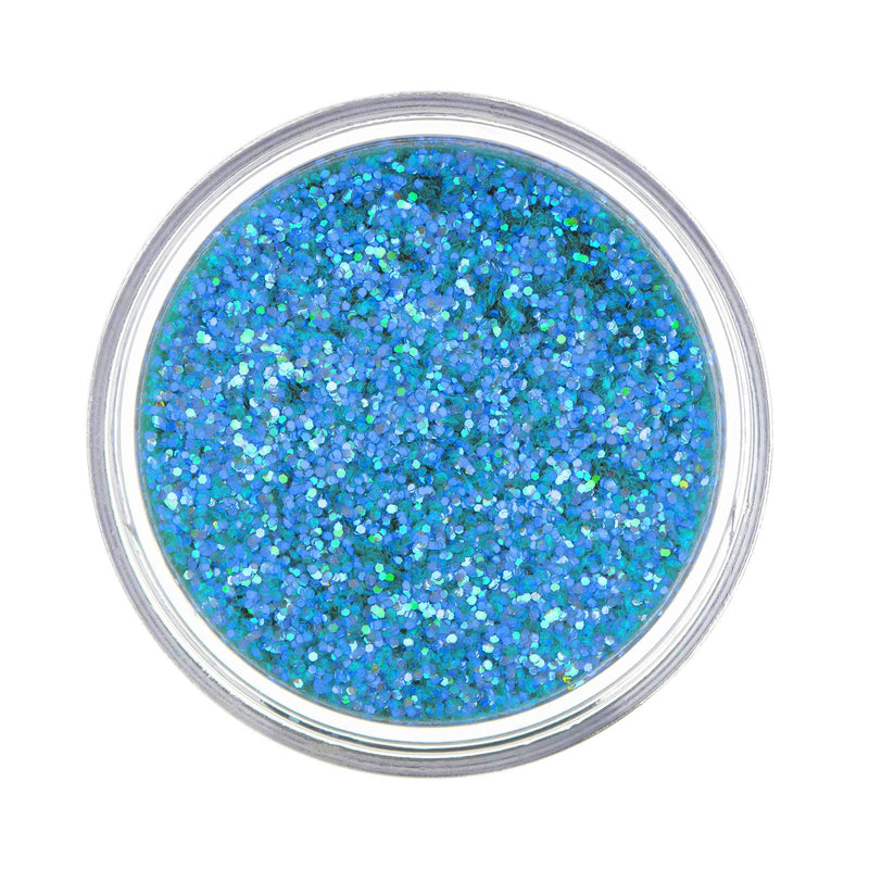 Iridescent Glitter Shakers by Moon Glitter - Blue - Cosmetic Festival Makeup Glitter for Face, Body, Nails, Hair, Lips - 5g - BeesActive Australia