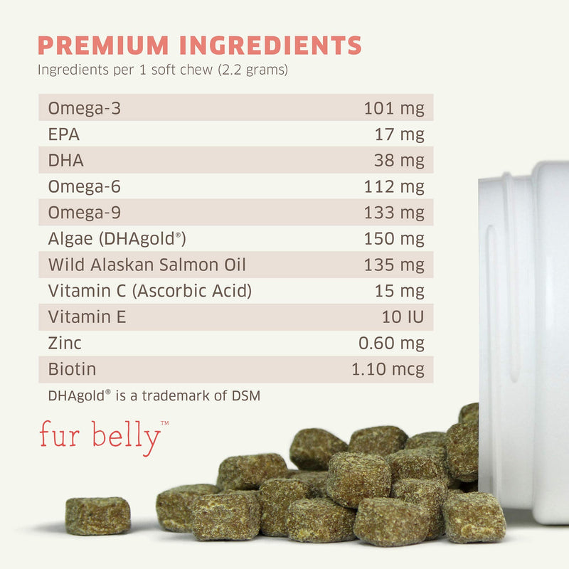Salmon Oil for Dogs - Wild Alaskan Fish Oil for Dogs - Omega 3 for Dogs - Itch Relief for Dogs - Dog Joint Health - Dog Allergy Relief- Dog Itch Relief - 120 Dog Fish Oil Soft Chews - BeesActive Australia