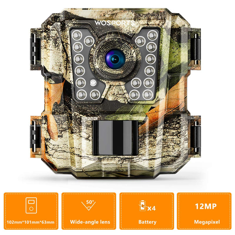 [AUSTRALIA] - Wosports Mini Trail Camera 1080P HD Wildlife Scouting Hunting Camera with IR Night Vision Waterproof Video Cam LY121 