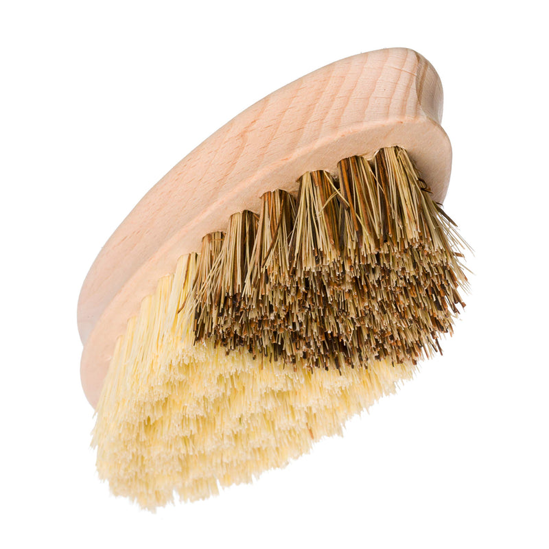 Redecker Hard and Soft Side Vegetable Brush, Durable Beechwood Handle, 2 Different Bristle Strengths for Cleaning Delicate or Tough-Skinned Vegetables, 5-1/4 inches, Made in Germany 1 - BeesActive Australia