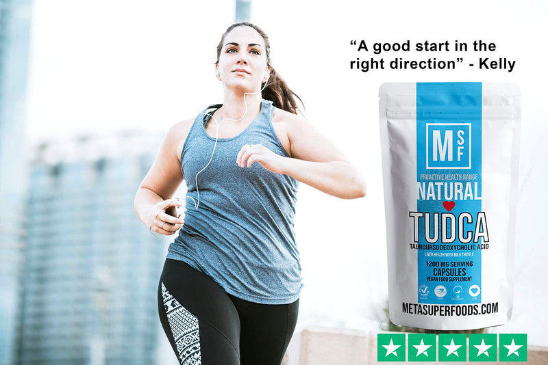TUDCA | Tauroursodeoxycholic Acid (1200mg) | 60 High Potency Capsules | Vegan | Bile Salt Liver Health with Milk Thistle | No Binders No Fillers | Non-GMO | All Natural Ingredients | Trusted Brand - BeesActive Australia