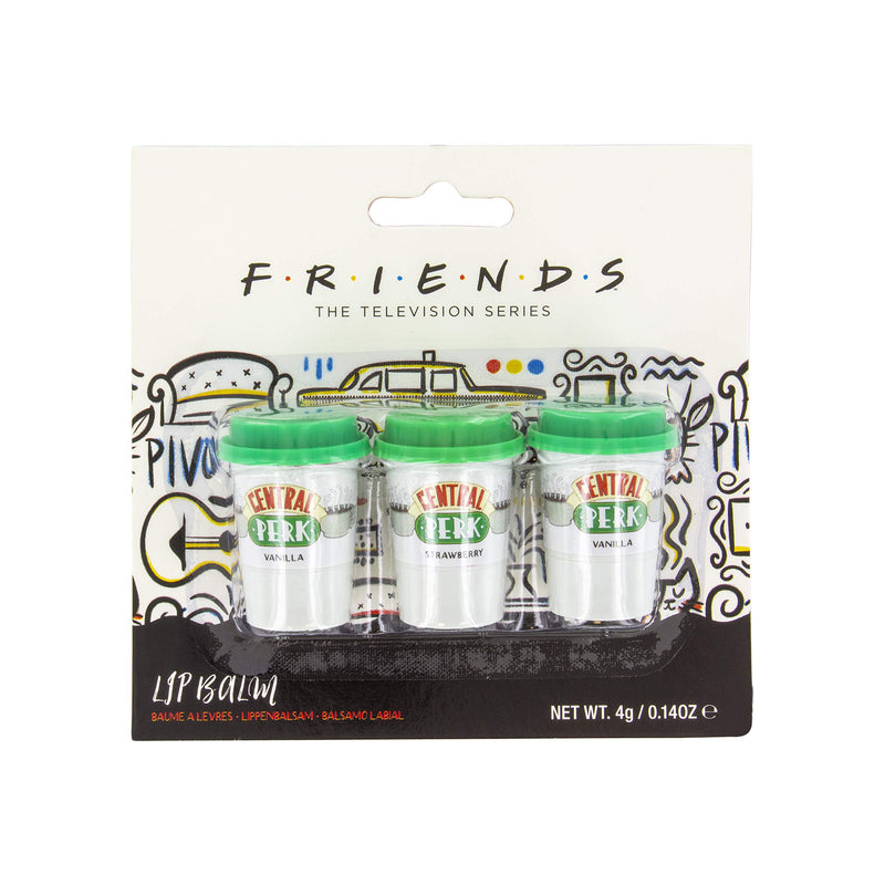 Central Perk Lip Balm - Set of 3 Flavored Chapsticks - Officially Licensed Friends TV Show Merchandise - BeesActive Australia