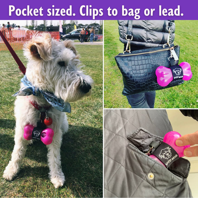 Tatty Head Dog Treat Dispenser and Training Aid individual Clear - BeesActive Australia