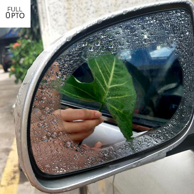 FULLOPTO Anti-Fog Outdoor Car Rearview Waterproof Membrane Mirror Film, High Definition Anti-Rain Smooth Film with Full Rain Resistance for Outdoor Mirror/Windows/Glass (Universal Free Size) - BeesActive Australia