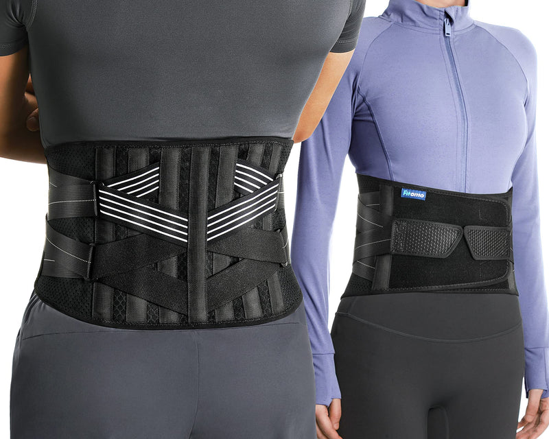 Fitomo Lower Back Support Belt for Men Women, Back Brace for Intant Pain Relief from Sciatica, Hernated Disc, Scoliosis, Adjustable and Breathable, Perfect for Bending Sitting Standing Heavy Lifting Large - BeesActive Australia