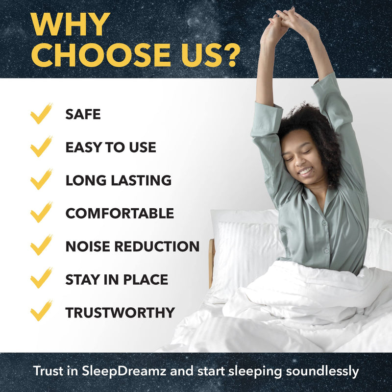 Silicone Ear Plugs for Sleeping – 6 Pairs of Noise Cancelling Ear Plugs – Offering Snoring Relief & Protection from Other Loud Noises, with Our Sleep Ear Plugs - UK Brand, SleepDreamz® White 12 Count (Pack of 1) - BeesActive Australia