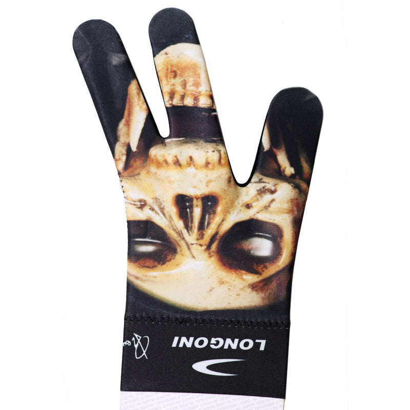 Longoni Billiard Pool Cue Glove Fancy Skull 3 for Left Hand - BeesActive Australia