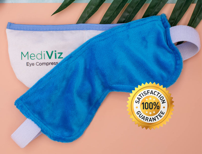Mediviz Warm Compress Eye Mask - Moist Heat Compress for Irritated Eyes and Eyelid Lumps and Bumps - BeesActive Australia