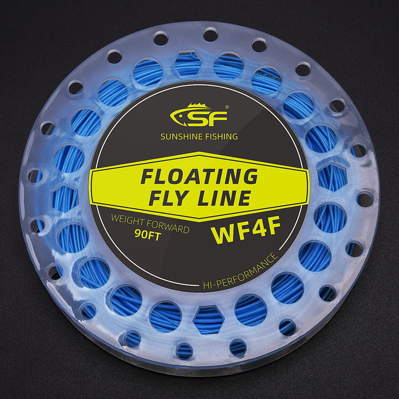 SF Fly Fishing Floating Line with Welded Loop Weight Forward Fly Lines 90FT WF2 3 4 5 6 7 8 9F Sky Blue-90FT WF5F 90FT - BeesActive Australia
