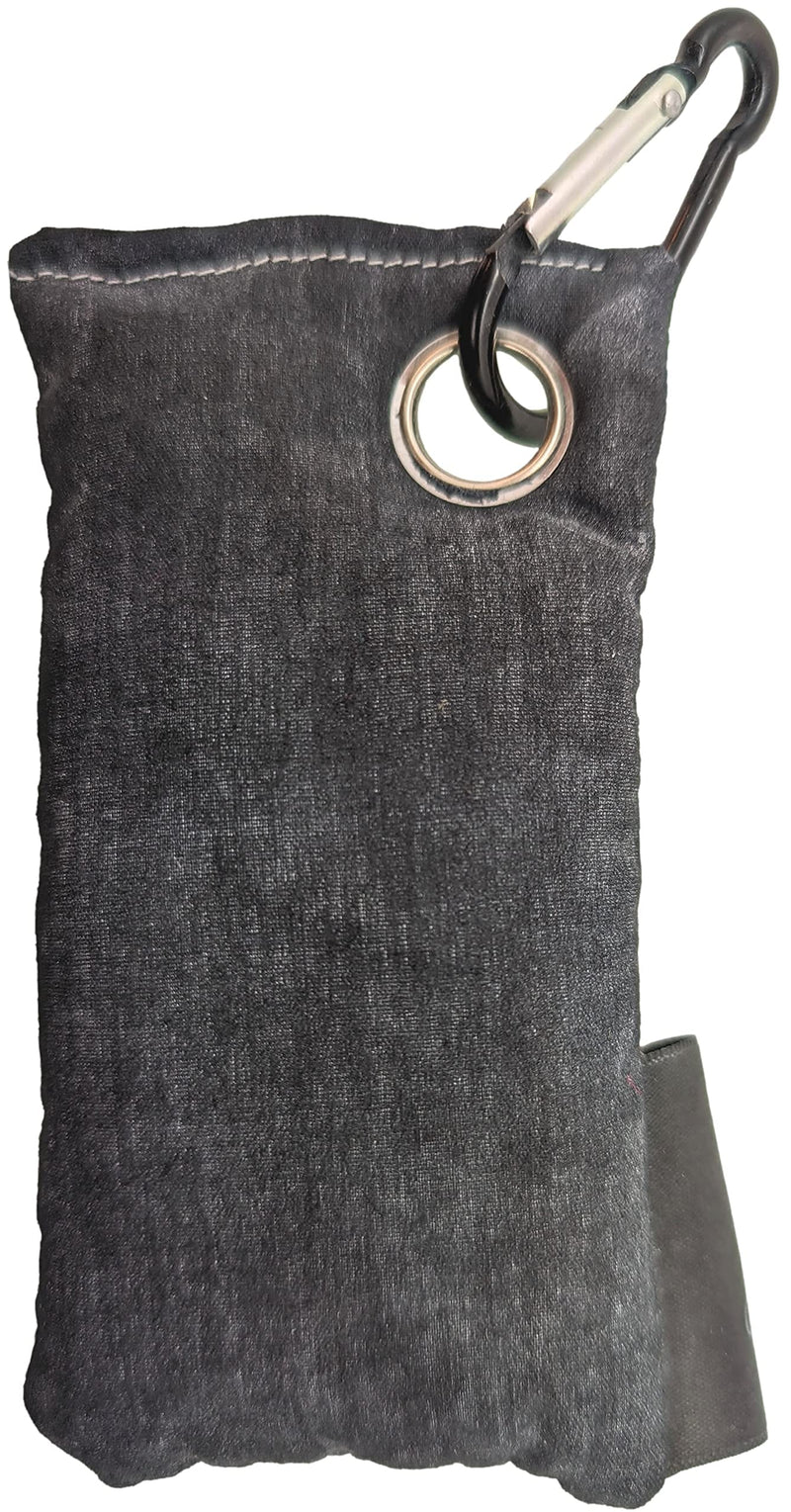 Disc Golf Chalk Bag | Attaches to Any Bag with a Carabiner | Better Than Rosin & Sawdust Bags | Improve Your Grip for Increased Consistency | Disc Golf Accessories for Men | Disc Golf Grip Enhancer Geometry - BeesActive Australia