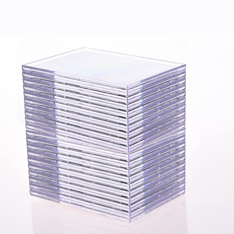 Trading Card Sleeves Top Loaders 20 pcs Hard Acrylic Card Protector Clear Card Brick + 5 Display Stand Fit for Standard Sports Cards,Baseball Card Holder Cases Collectibles - BeesActive Australia
