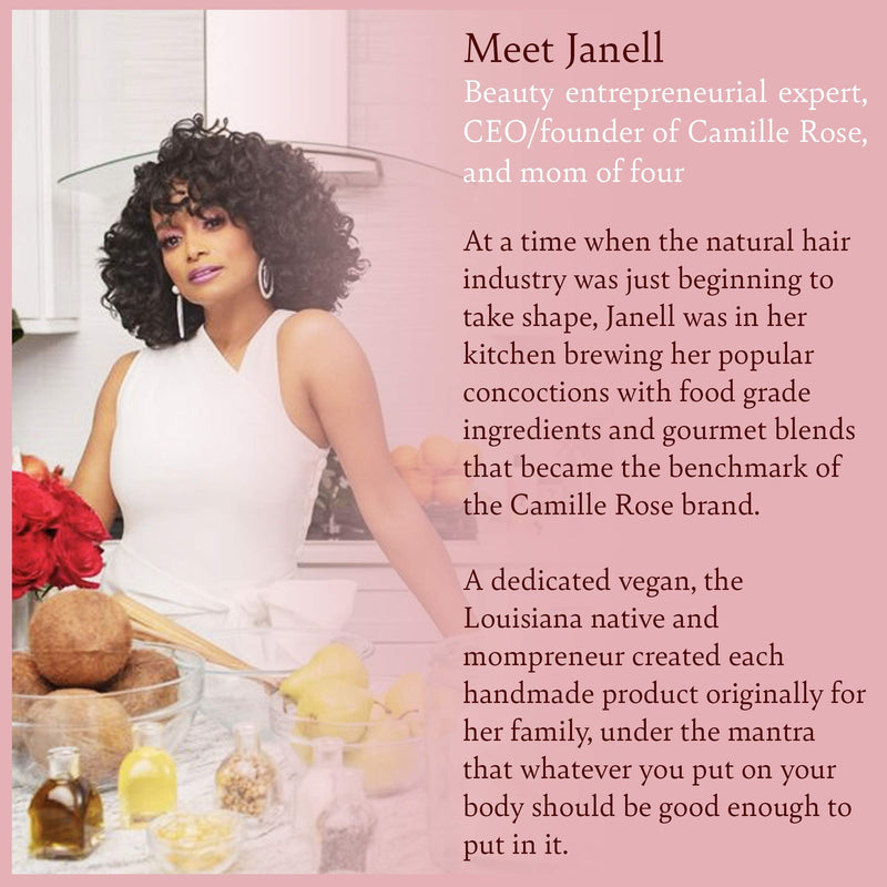 Camille Rose Curl Maker Jelly, crafted to nourish and define curls. Natural, clean formula. For coily, curly, wavy hair - BeesActive Australia