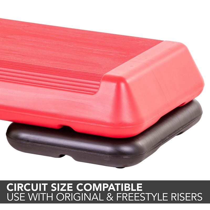 The Step Original Aerobic Risers - Circuit Size , Black - BeesActive Australia