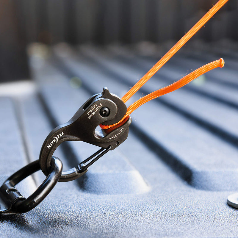 Cam Jam XT Aluminum Tie Down Rope Tightener with Carabiner Clip Cord Tightener - BeesActive Australia