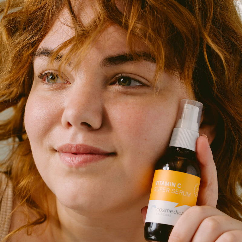 Cosmedica Skincare Facial Serum Trio Set Value for Clear Skin - Vitamin C Super Serum, 2.5% Retinol Serum, Pure Hyaluronic Acid Serum – Vegan, Cruelty-Free Skincare - BeesActive Australia