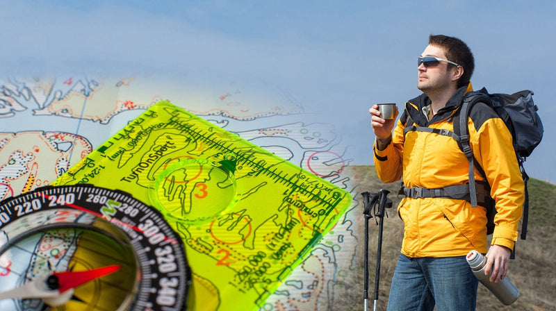 Orienteering Compass - Hiking Backpacking Compass - Advanced Scout Compass Camping and Navigation - Boy Scout Compass Kids - Professional Field Compass for Map Reading - Best Survival Gifts Green - BeesActive Australia