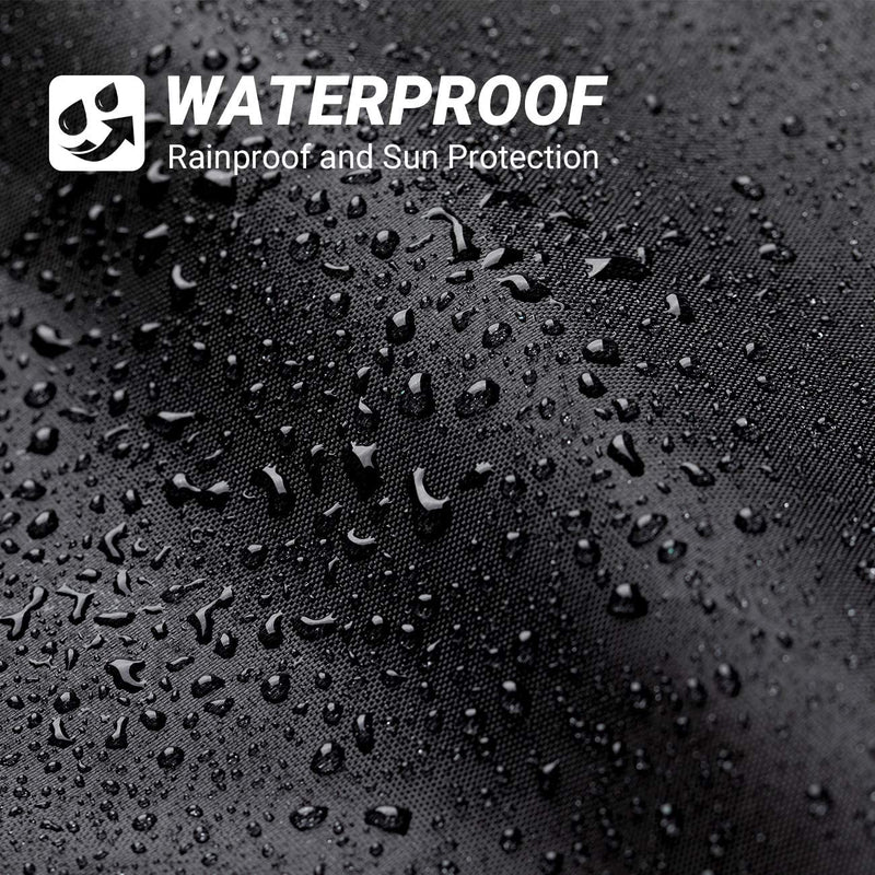 Favoto Bike Cover Waterproof Outdoor Bicycle Cover for 2-3 Bikes UV Snow Wind Proof with Anti-theft Lock Hole Reflective Straps Storage Bag for Mountain Road Electric City Bike 79x41.3x44 Inch Black - BeesActive Australia