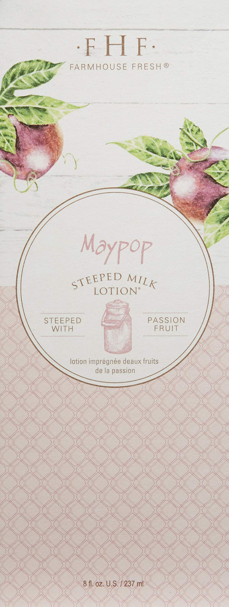 FarmHouse Fresh Maypop Steeped Milk Lotion, Passion Fruit, 8 Fl Oz - BeesActive Australia