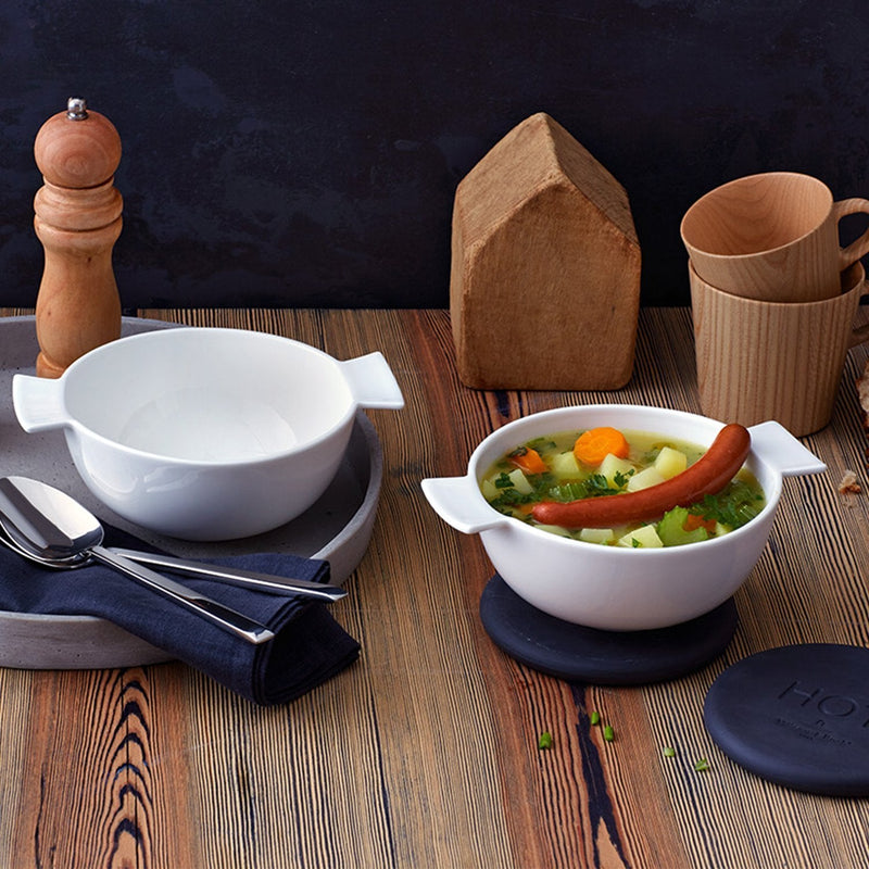 Soup Passion Tureen by Villeroy & Boch - Premium Porcelain - Made in Germany - Dishwasher and Microwave Safe -Service for 1 - 7 x 5.5 x 2.7 Inches Tureen (serves 1) - BeesActive Australia