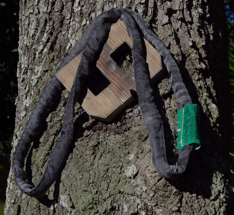 Black Spanset Round Slings 2-Pack for Aerial Hoop Rigging Safety Rated Nylon Sling for Yoga Hammock Aerial Silks Wrap Over Tree Limbs or Beams 1'8"(0.5m) - BeesActive Australia