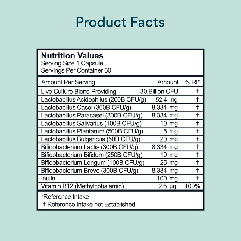 BetterVits Probiotic Complex | 30B CFU | Gut Health | Digestion | Bloating | IBS | with Prebiotic - BeesActive Australia