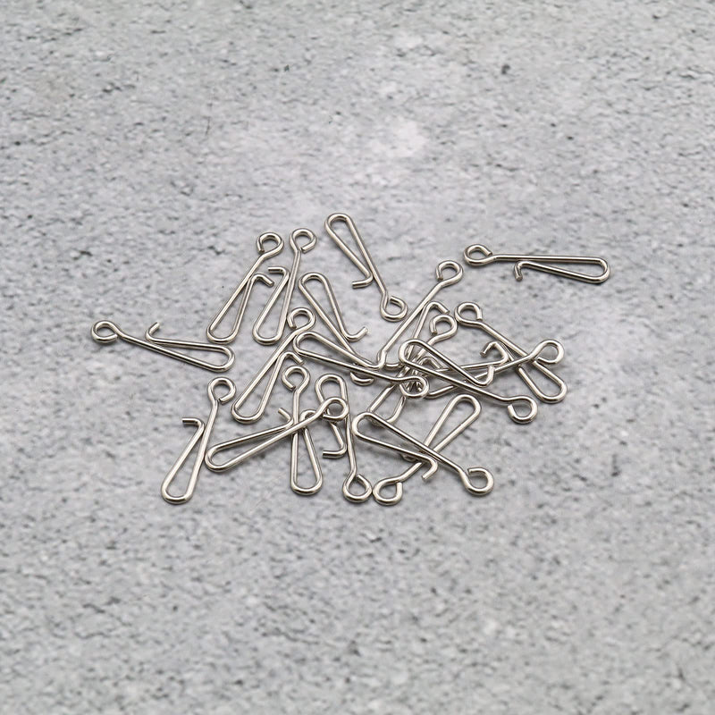 100PCS 13.5mm & 100PCS 22mm Sea Fishing Quick Change Lead Bait Snap Rig Clip Stainless Steel Hanging Snap Connector Speed Clips Hook Safety Decoy Swivels Snap - BeesActive Australia