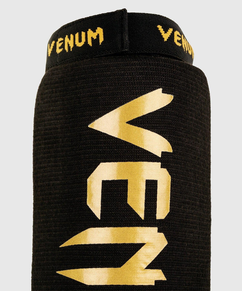 Venum Kontact Shin Guards X-Small Black/Gold - BeesActive Australia
