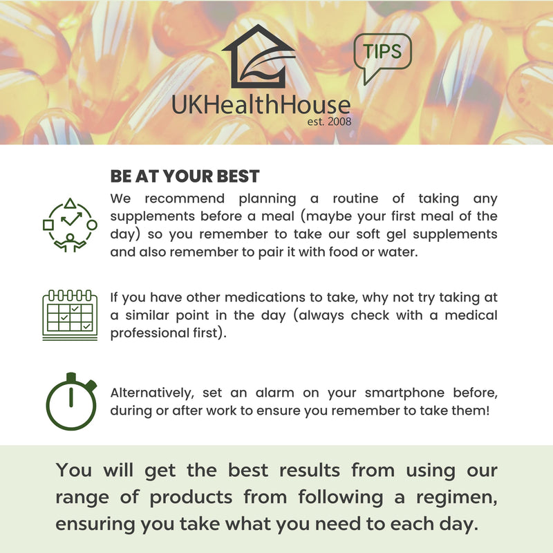 UKHealthHouse Starflower Oil � Borage Oil Capsules, 1000mg x 360 Capsules � 20% GLA Content � High Strength Omega 6 �?Great for Skin, Digestion, Headaches, Women�s Health?& More � 586g 360 Count (Pack of 1) - BeesActive Australia
