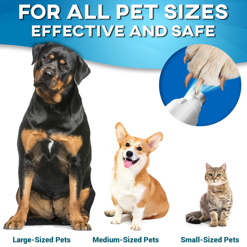 Professional Dog Nail Grinder Replacement Head (Pack of 3 Bits) - Diamond Replaceable Tip for Pet Claw Grooming, Spare Grinding Wheel for Large, Medium & Small Dogs Pack of 3 Bits - BeesActive Australia