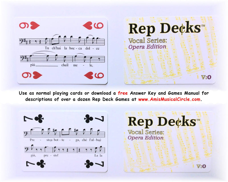 Rep Decks - Vocal Series: Opera Edition - BeesActive Australia
