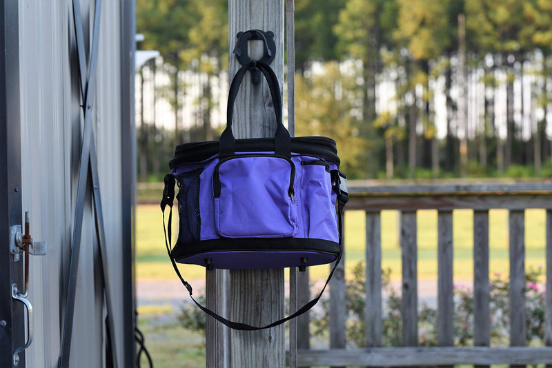 Huntley Equestrian Deluxe Grooming Organizer Bag (Purple) (02133) - BeesActive Australia