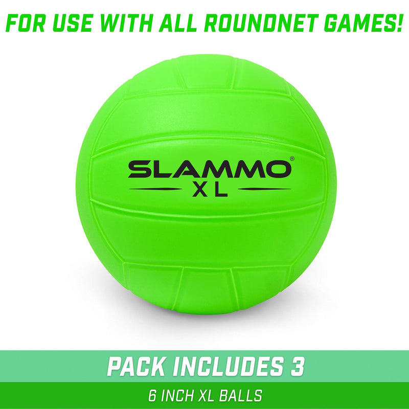 [AUSTRALIA] - GoSports Slammo Official Replacement Balls 3-Pack - Works for All Roundnet Game Sets - Choose Between Competition Size or XL Size Balls XL 3 Pack 