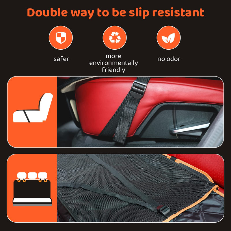KYG Dog Car Seat Cover 100% Waterproof Car Seat Cover for Back Seat with Mesh Visual Window Car Seat Protector for Dogs Durable Nonslip Dog Hammock for Universal Cars Trucks and SUVs - BeesActive Australia
