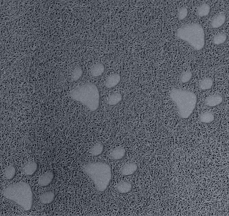 Darkyazi Cat Litter Box Mat for Floor Litter Trapping Mat Non-Slip Backing, Scatter Control, Easy Clean, Water Resistant, Soft on Paws (15.75" x 11.75",Grey) 15.75" x 11.75" Grey - BeesActive Australia