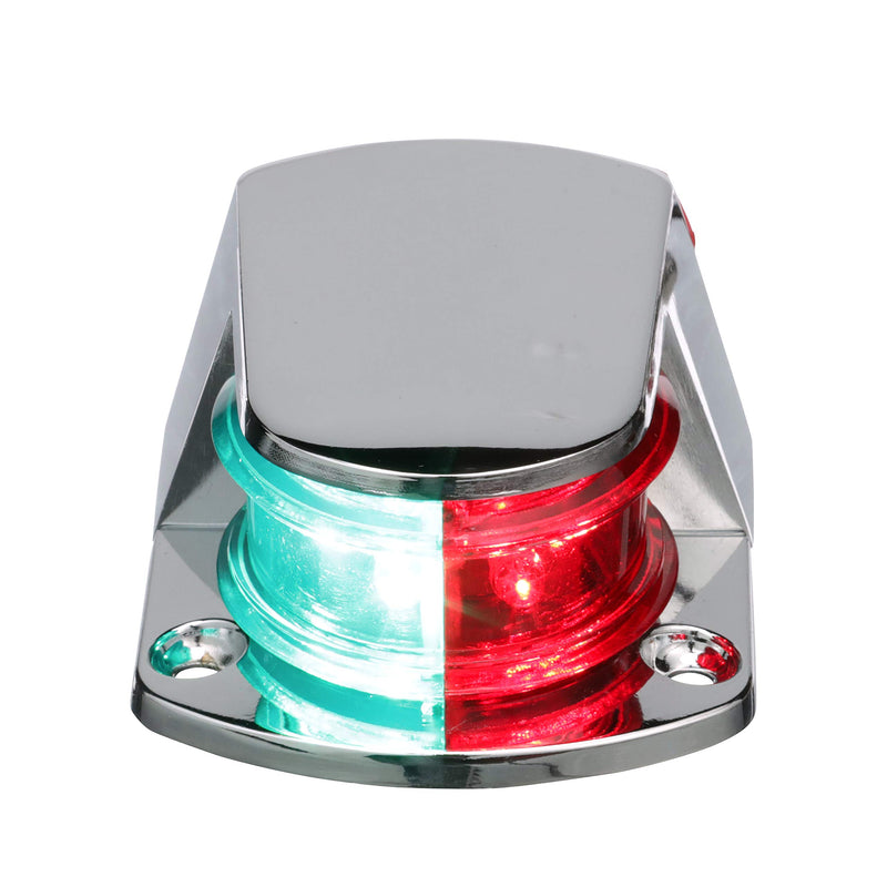 [AUSTRALIA] - Seachoice 02031 LED Bi-Color Bow Light – Zamak, Red and Green Lenses, 1-Mile Visibility for Sail or Powerboats Under 39 Feet 