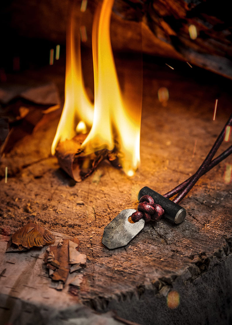Wazoo The Bushcraft Fire Starter Necklace Black Ceramic - BeesActive Australia