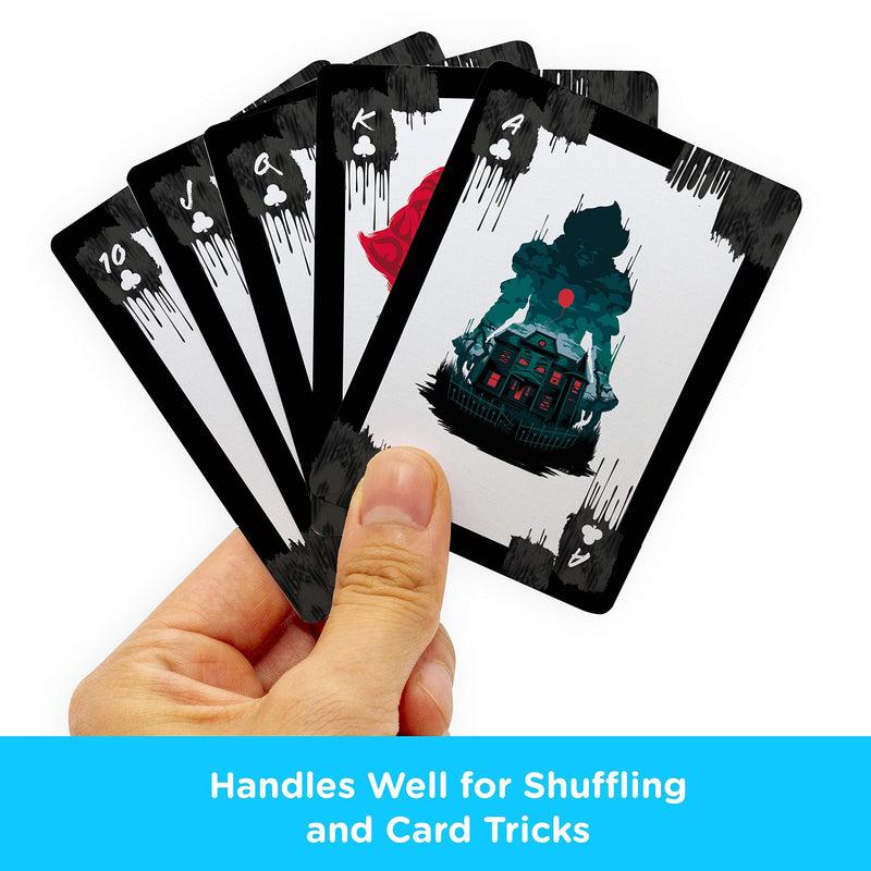 AQUARIUS IT Playing Cards - IT Movie Themed Deck of Cards for Your Favorite Card Games - Officially Licensed IT Merchandise & Collectibles - Poker Size with Linen Finish - BeesActive Australia