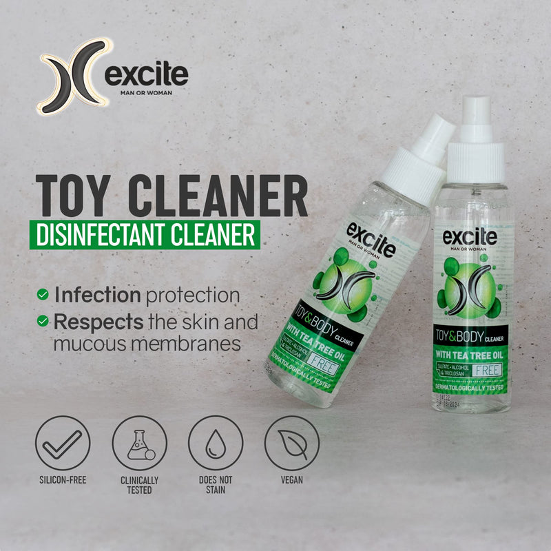 Excite Man or Woman Disinfectant Cleaner: Hygiene and Care for Your Sex Toys and Menstrual Cups - BeesActive Australia