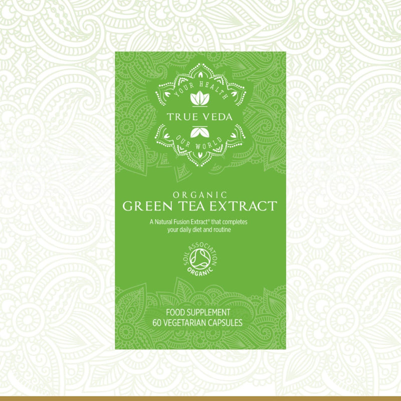 Organic Green Tea Extract Capsules - Certified Organic by Soil Association | 100% Natural Supplement | Natural Low Caffeine Source | Vegan | Ayurveda | 60 Easy Swallow Green Tea Tablets | Made in UK 60 Count (Pack of 1) - BeesActive Australia