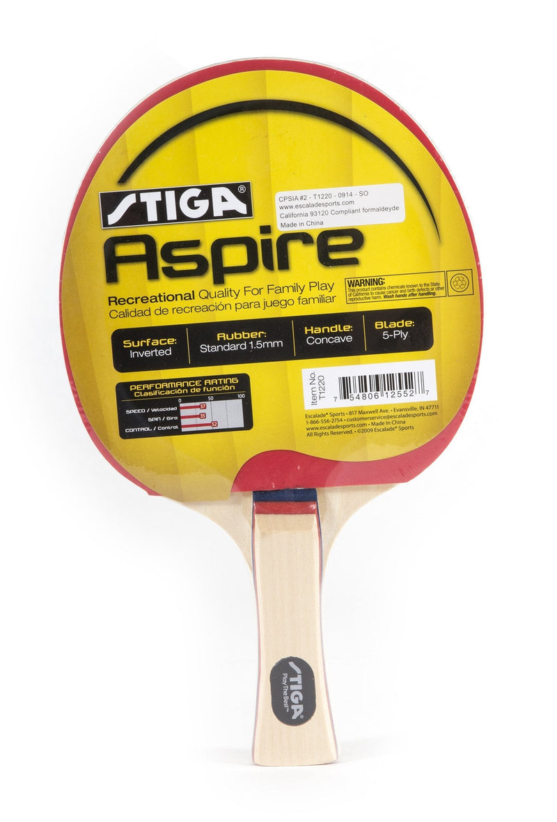 [AUSTRALIA] - STIGA Aspire Table Tennis Racket (T1220) N/A One Size 