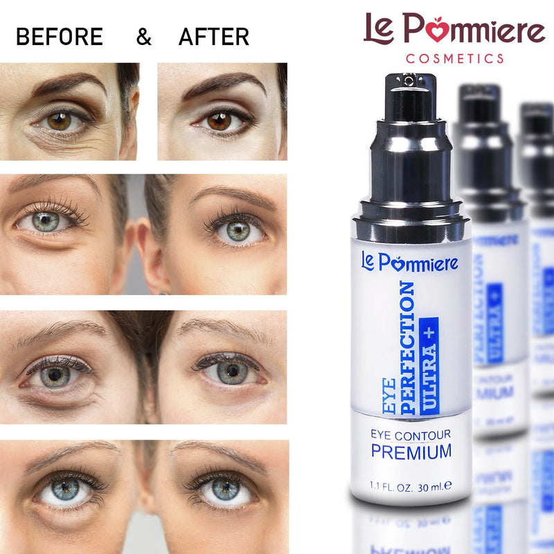 Le Pommiere Eye contour cream 1.1 fl oz. Anti bags, dark circles & wrinkles. Anti-age to attenuate expression lines. Anti-wrinkle Vitamin E, elastin & Panthenol - BeesActive Australia