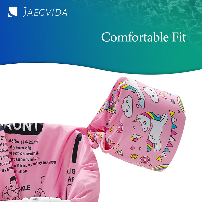 Jaegvida Kids Swim Vest for Swimming Learning Pink Unicorn - BeesActive Australia