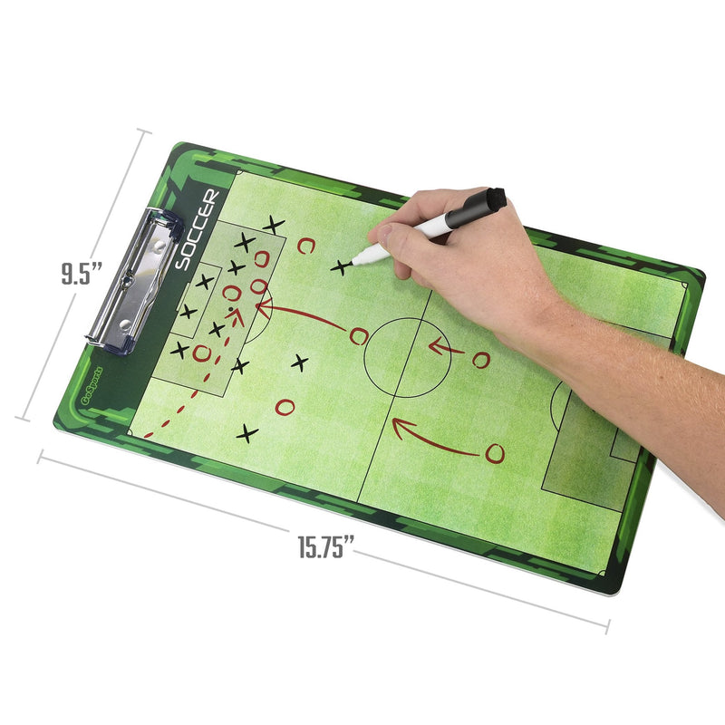 GoSports Coaches Boards - 2 Sided Premium Dry Erase Clipboards - Choose from Baseball, Basketball, Football, Soccer, Hockey, Lacrosse, or Volleyball - BeesActive Australia