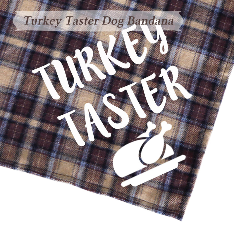 STMK Thanksgiving Day Dog Bandanas, 4 Pack Holiday Fall Plaid Dog Bandanas Scarf for Holiday Fall Thanksgiving Day Dog Puppy Costume - BeesActive Australia