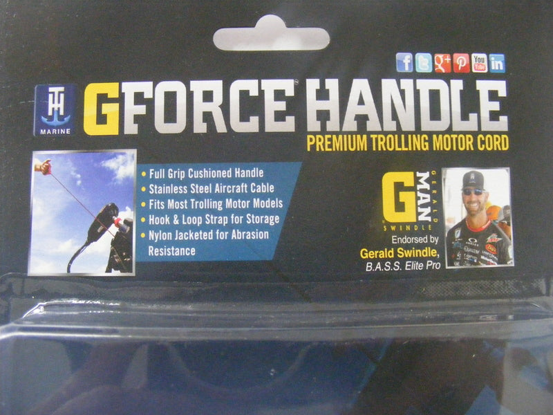 [AUSTRALIA] - T-H Marine GFH-1GR-DP G-Force Trolling Motor Handle - Black Small 