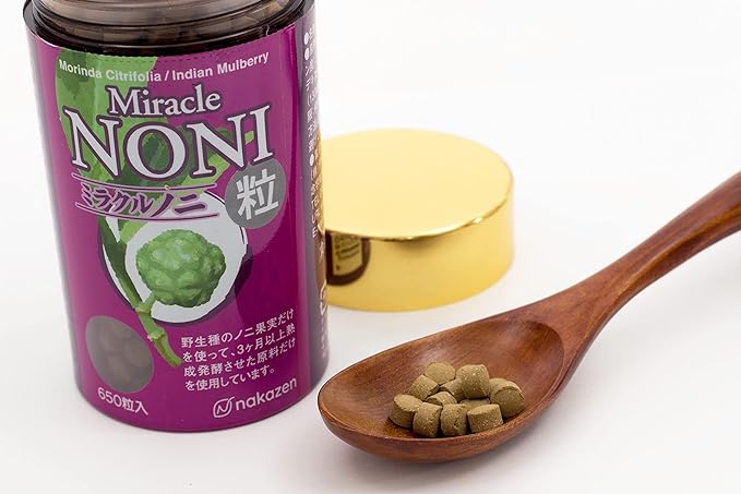 Nnakazen Miracle Noni Grains, 130 mg x 650 Capsules, Daily Health Care - BeesActive Australia