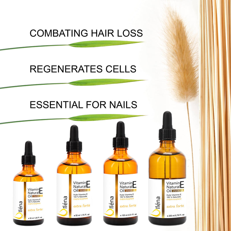 Extra Strong Vitamin E Oil 100ml d-Alpha Tocopheryl 100% Natural Non-GMO, Skin, Hair, Nails Care - BeesActive Australia
